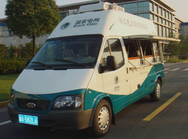 純電動電力流動服務(wù)整車