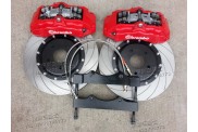 BREMBO大六分泵BREMBO剎車(chē)改裝阿爾法。