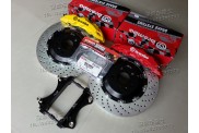 勞恩斯酷派升級改裝BREMBO-GT剎車卡鉗碟片分泵鮑魚，