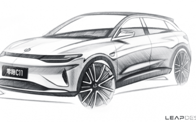 零跑汽車發(fā)布新車零跑C11設(shè)計圖