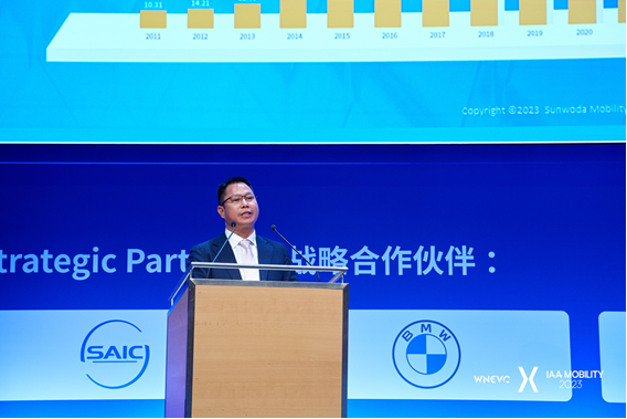 2023世界新能源汽車大會(huì) | 欣旺達(dá)董事長(zhǎng)王威：創(chuàng)新引領(lǐng)，驅(qū)動(dòng)新能源行業(yè)可持續(xù)發(fā)展